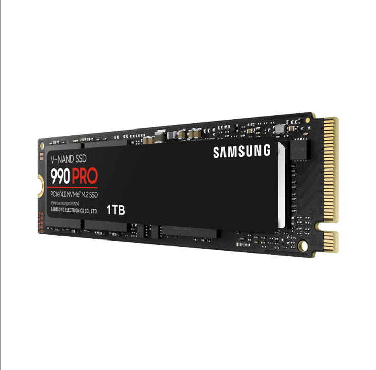 Samsung 990 Pro SSD - 1 تيرابايت - بدون موزع للحرارة - M.2 2280 - PCIe 4.0