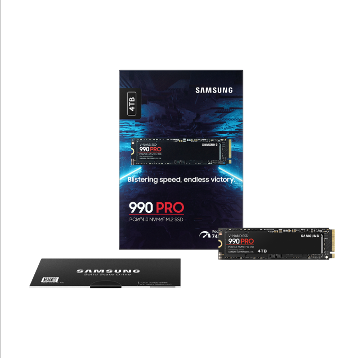 Samsung 990 Pro SSD - 4TB - Without heat spreader - M.2 2280 - PCIe 4.0