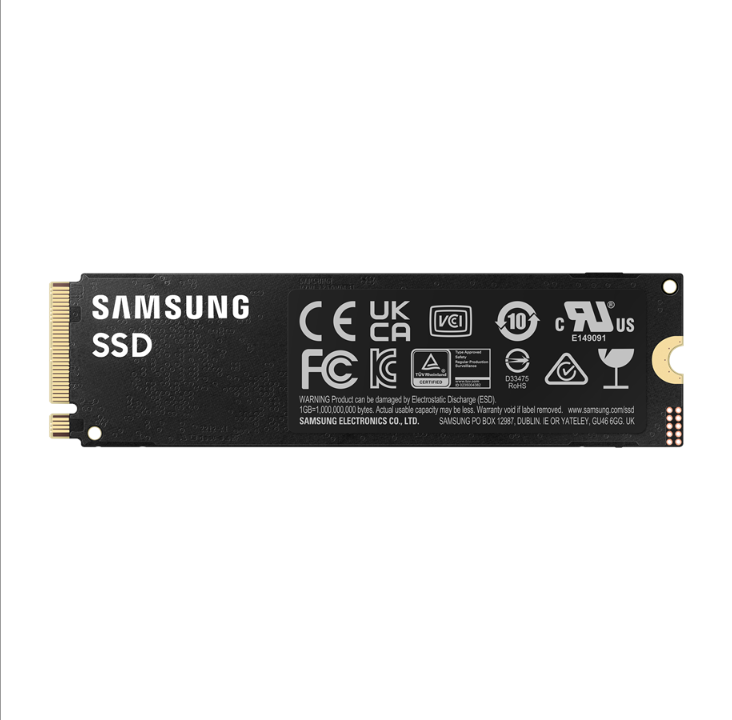 Samsung 990 Pro SSD - 4TB - Without heat spreader - M.2 2280 - PCIe 4.0