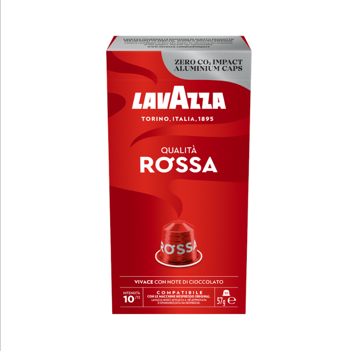 Lavazza Rossa 铝盖 - 10 件