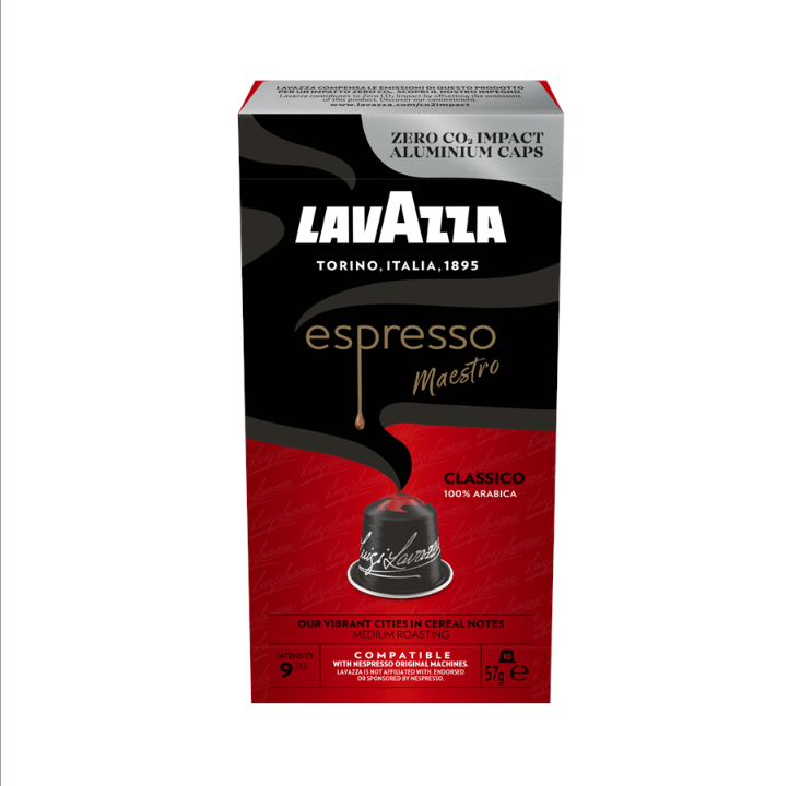 Lavazza Espresso Classico 铝盖 - 10 件