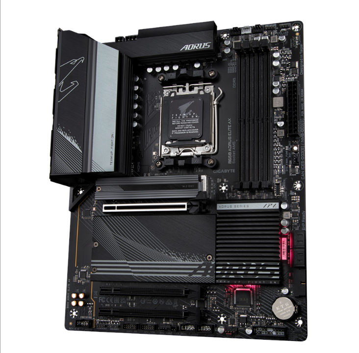 GIGABYTE B650 AORUS ELITE AX Motherboard - AMD B650 - AMD AM5 socket - DDR5 RAM - ATX