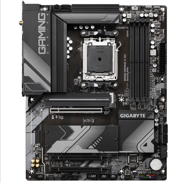 اللوحة الأم GIGABYTE B650 GAMING X AX - AMD B650 - مقبس AMD AM5 - ذاكرة الوصول العشوائي DDR5 - ATX