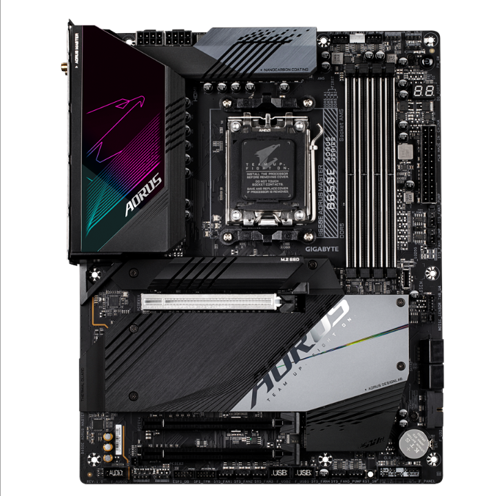 技嘉 B650E AORUS MASTER 主板 - AMD B650 - AMD AM5 插槽 - DDR5 内存 - ATX