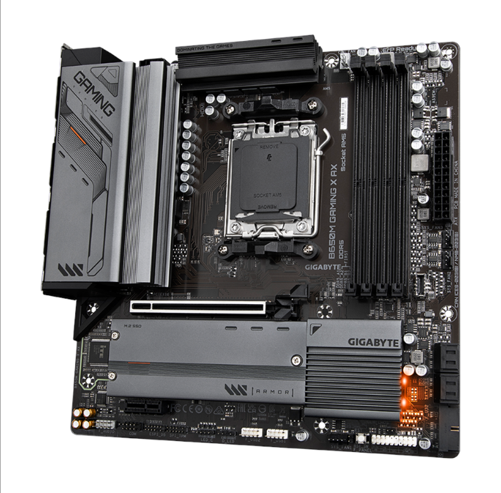 اللوحة الأم GIGABYTE B650M GAMING X AX - AMD B650 - مقبس AMD AM5 - ذاكرة الوصول العشوائي DDR5 - Micro-ATX