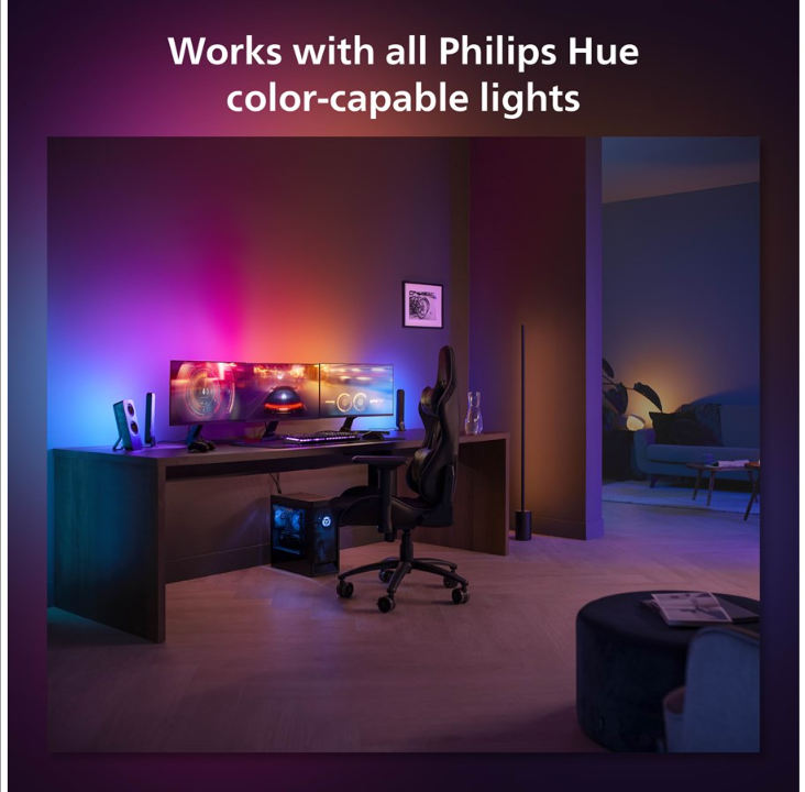 Philips Hue Play Gradient PC Lightstrip 24-27" 3-Pack