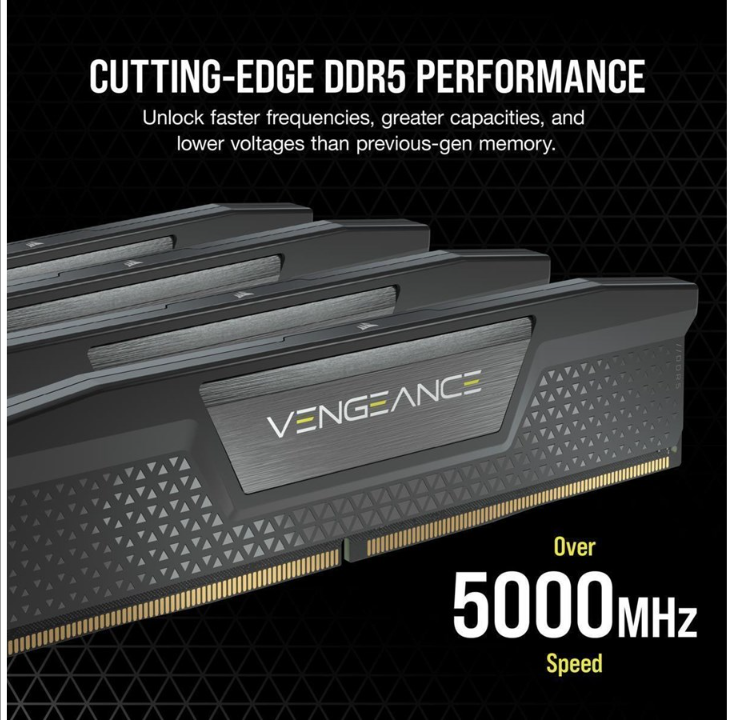 Corsair Vengeance DDR5-6000 - 32GB - CL36 - Dual Channel (2 pcs) - AMD EXPO - Black