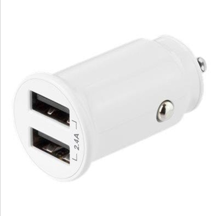 Deltaco USBC-CAR125 car power adapter - compact - USB - 12 Watt