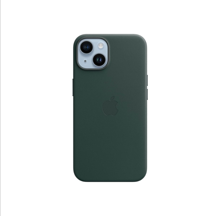 Apple iPhone 14 Leather Case with MagSafe - Forest Green