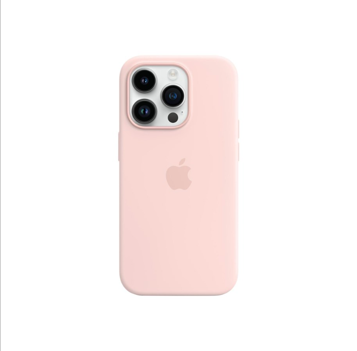 Apple iPhone 14 Pro Silicone Case with MagSafe - Chalk Pink