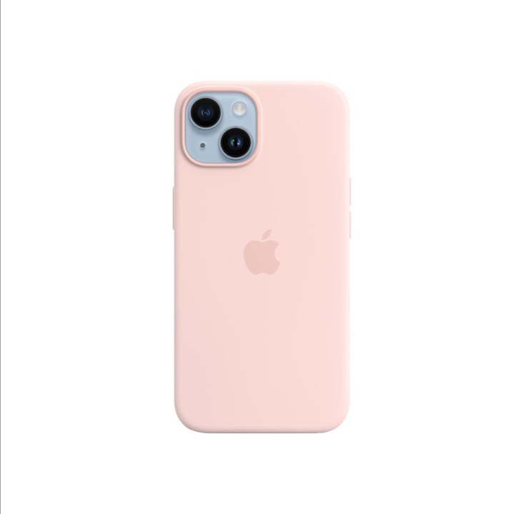 Apple iPhone 14 Silicone Case with MagSafe - Chalk Pink