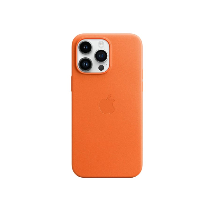 Apple iPhone 14 Pro Max Leather Case with MagSafe - Orange