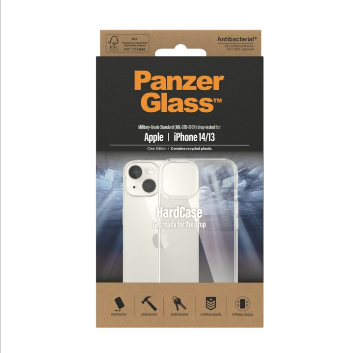 PanzerGlass HardCase Apple iPhone 14 | 13 | Clear