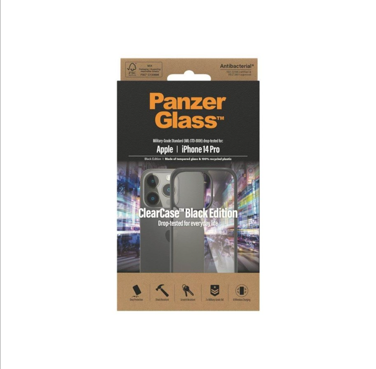 PanzerGlass ClearCase Apple iPhone 14 Pro | Black