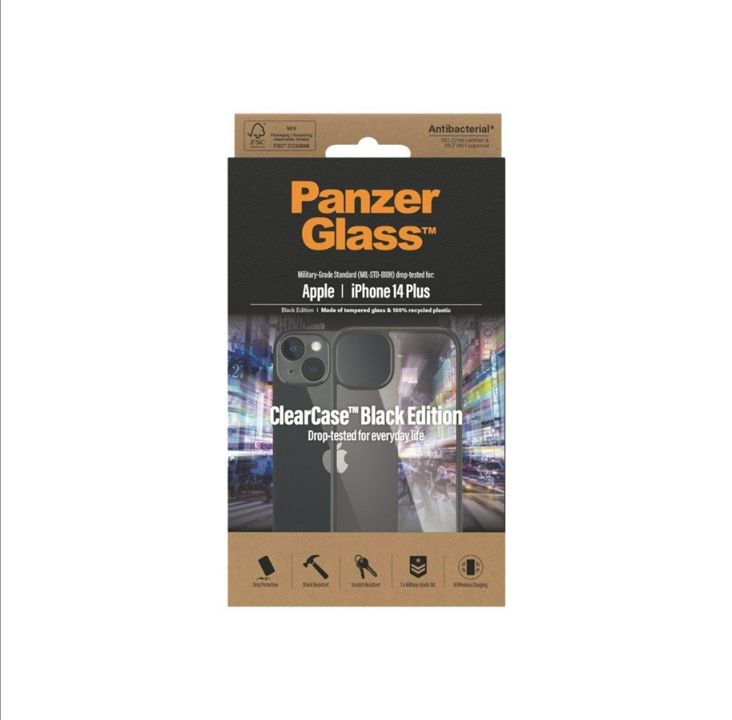 PanzerGlass ClearCase Apple iPhone 14 Plus | Black *DEMO*