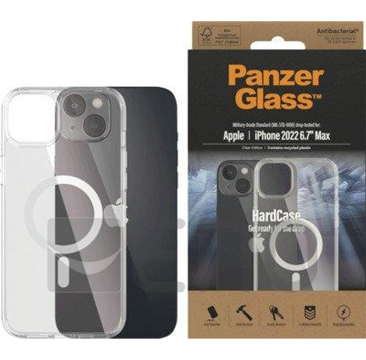 PanzerGlass HardCase MagSafe Compatible Apple iPhone 14 Plus | Clear