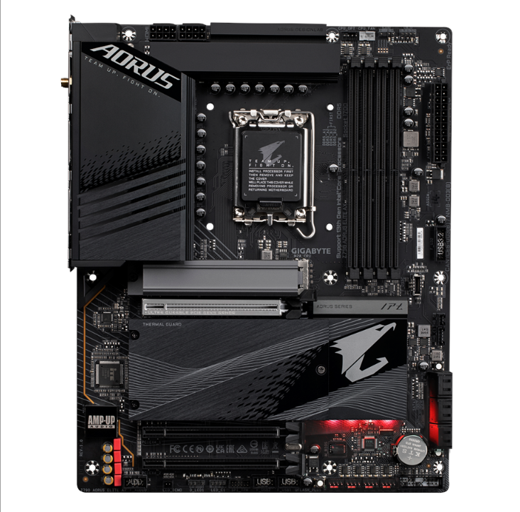 GIGABYTE Z790 AORUS ELITE AX Motherboard - Intel Z790 - Intel LGA1700 socket - DDR5 RAM - ATX