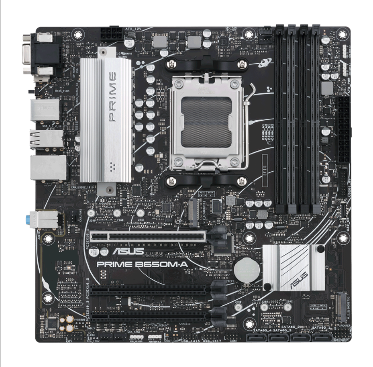 اللوحة الأم ASUS PRIME B650M-A - AMD B650 - مقبس AMD AM5 - ذاكرة الوصول العشوائي DDR5 - Micro-ATX *عرض توضيحي*