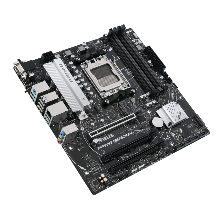 اللوحة الأم ASUS PRIME B650M-A - AMD B650 - مقبس AMD AM5 - ذاكرة الوصول العشوائي DDR5 - Micro-ATX *عرض توضيحي*