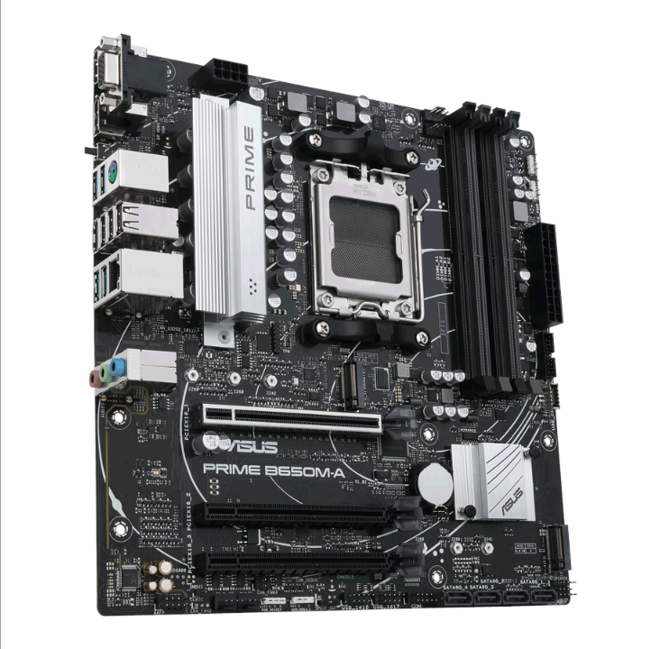 اللوحة الأم ASUS PRIME B650M-A - AMD B650 - مقبس AMD AM5 - ذاكرة الوصول العشوائي DDR5 - Micro-ATX *عرض توضيحي*