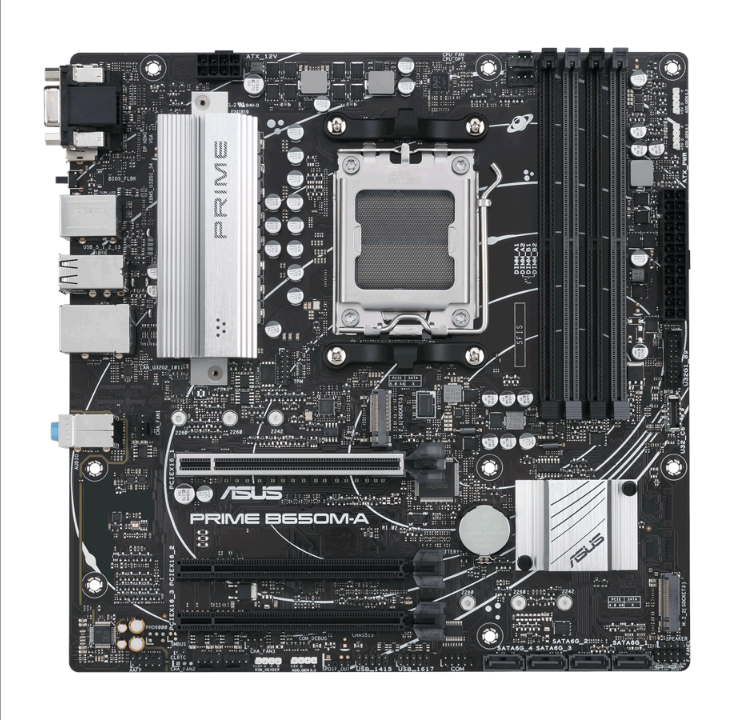 ASUS PRIME B650M-A-CSM Motherboard - AMD B650 - AMD AM5 socket - DDR5 RAM - Micro-ATX