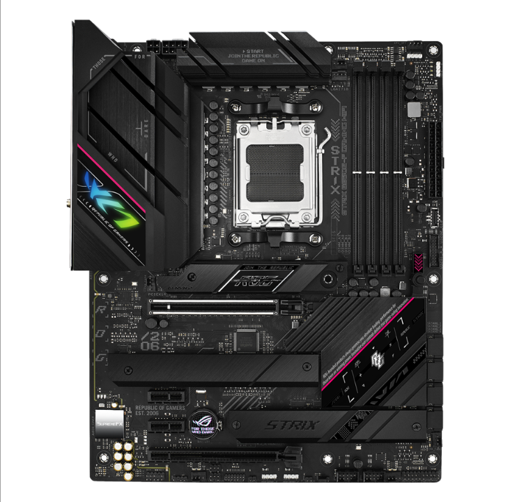 ASUS ROG STRIX B650E-F GAMING WIFI Motherboard - AMD B650 - AMD AM5 socket - DDR5 RAM - ATX