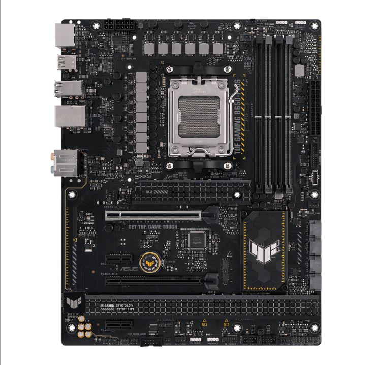 اللوحة الأم ASUS TUF GAMING B650-PLUS - AMD B650 - مقبس AMD AM5 - ذاكرة الوصول العشوائي DDR5 - ATX