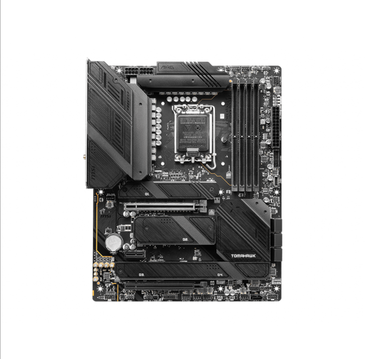 MSI MAG Z790 TOMAHAWK WIFI Motherboard - Intel Z790 - Intel LGA1700 socket - DDR5 RAM - ATX