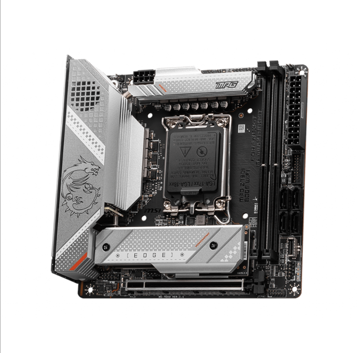 MSI MPG Z790I EDGE WIFI Motherboard - Intel Z790 - Intel LGA1700 socket - DDR5 RAM - Mini-ITX