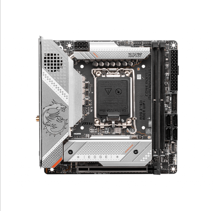 MSI MPG Z790I EDGE WIFI Motherboard - Intel Z790 - Intel LGA1700 socket - DDR5 RAM - Mini-ITX