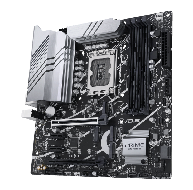 اللوحة الأم ASUS PRIME Z790M-PLUS D4 - Intel Z790 - مقبس Intel LGA1700 - ذاكرة الوصول العشوائي DDR4 - Micro-ATX