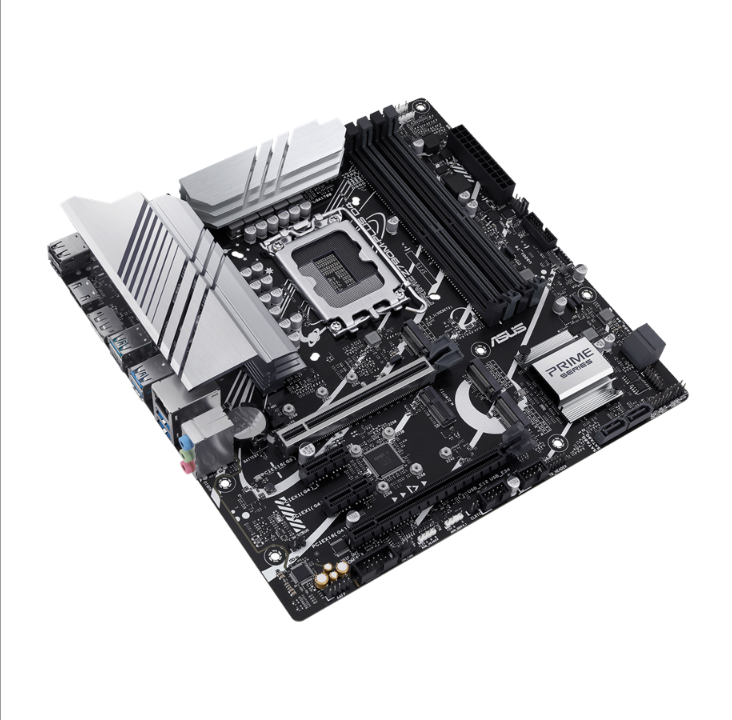 اللوحة الأم ASUS PRIME Z790M-PLUS D4 - Intel Z790 - مقبس Intel LGA1700 - ذاكرة الوصول العشوائي DDR4 - Micro-ATX