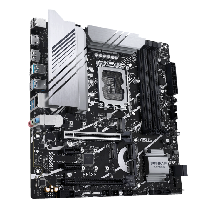 اللوحة الأم ASUS PRIME Z790M-PLUS D4 - Intel Z790 - مقبس Intel LGA1700 - ذاكرة الوصول العشوائي DDR4 - Micro-ATX