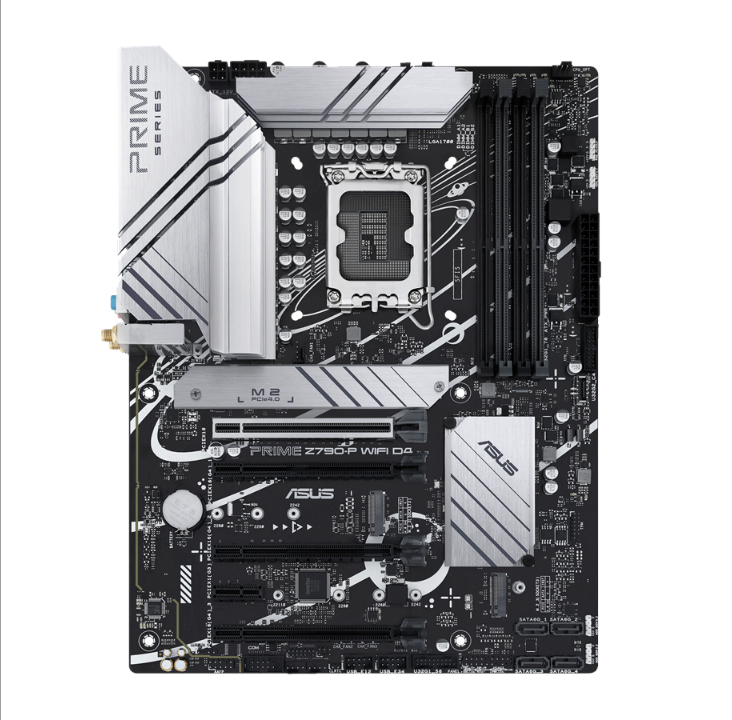 ASUS PRIME Z790-P WIFI D4 Motherboard - Intel Z690 - Intel LGA1700 socket - DDR4 RAM - ATX