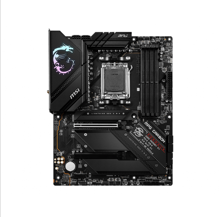 MSI MPG B650 CARBON WIFI Motherboard - AMD B650 - AMD AM5 socket - DDR5 RAM - ATX