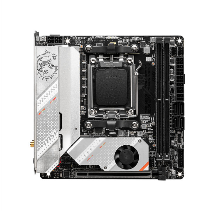 MSI MPG B650I EDGE WIFI Motherboard - AMD B650 - AMD AM5 socket - DDR5 RAM - Mini-ITX