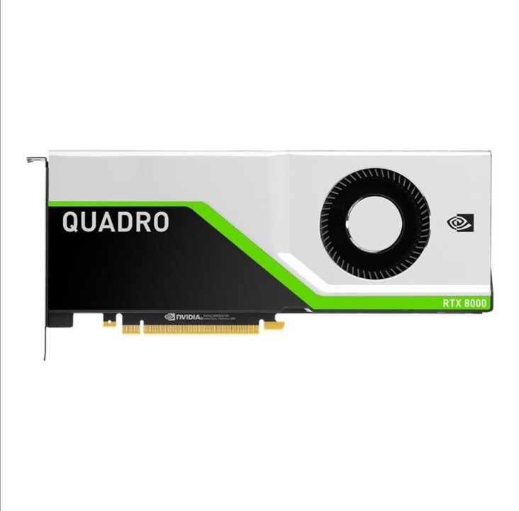 PNY Quadro RTX 8000 - ذاكرة الوصول العشوائي GDDR6 - بطاقة الرسومات