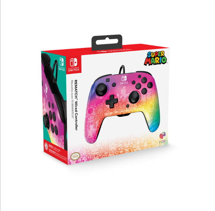 PDP Rematch Wired controller - Star Spectrum - Gamepad - Nintendo Switch