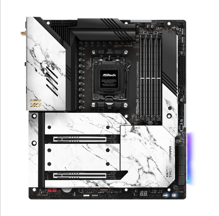 ASRock X670E Taichi Carrara Motherboard - AMD X670 - AMD AM5 socket - DDR5 RAM - ATX