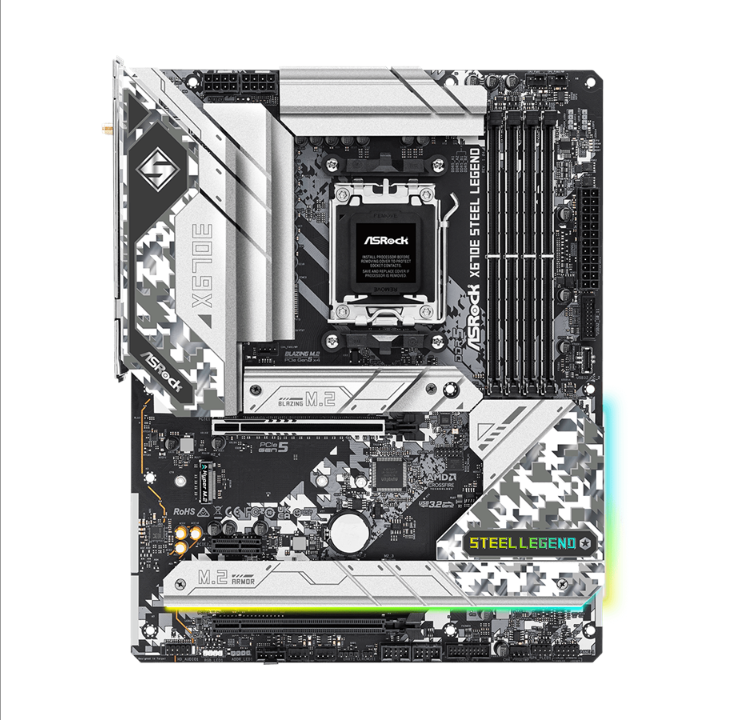 ASRock X670E Steel Legend Motherboard - AMD X670 - AMD AM5 socket - DDR5 RAM - ATX