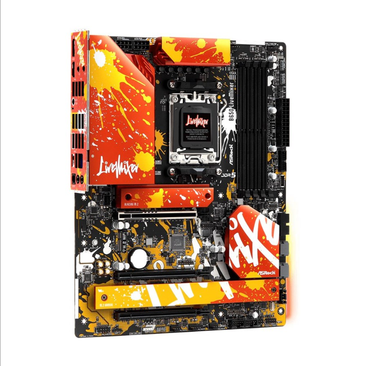 ASRock B650 LiveMixer Motherboard - AMD B650 - AMD AM5 socket - DDR5 RAM - ATX