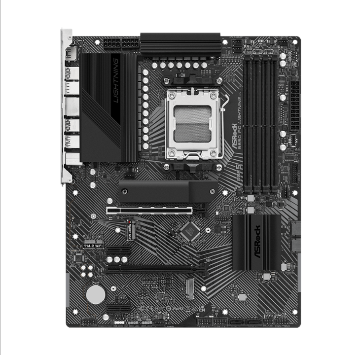 ASRock B650 PG Lightning Motherboard - AMD B650 - AMD AM5 socket - DDR5 RAM - ATX