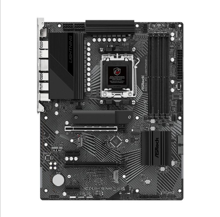 ASRock B650 PG Lightning Motherboard - AMD B650 - AMD AM5 socket - DDR5 RAM - ATX