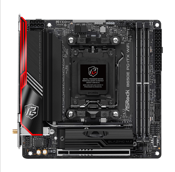 ASRock B650E PG-ITX WIFI Motherboard - AMD B650 - AMD AM5 socket - DDR5 RAM - Mini-ITX