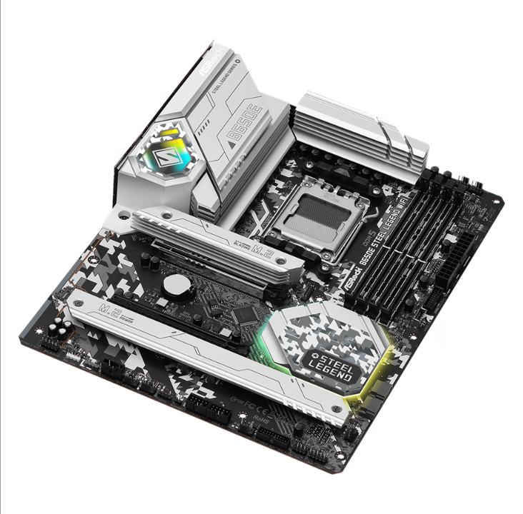 ASRock B650E Steel Legend WIFI Motherboard - AMD B650 - AMD AM5 socket - DDR5 RAM - ATX