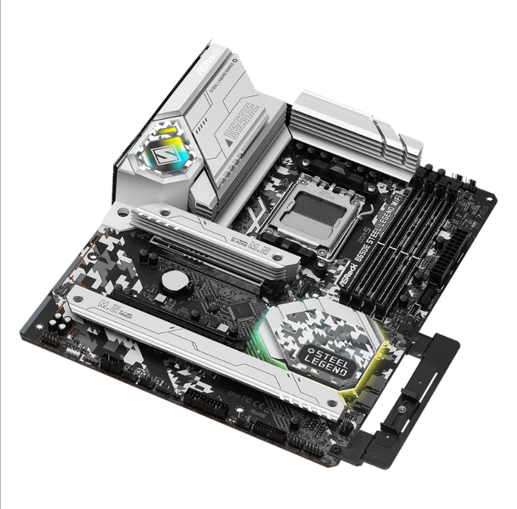 ASRock B650E Steel Legend WIFI Motherboard - AMD B650 - AMD AM5 socket - DDR5 RAM - ATX