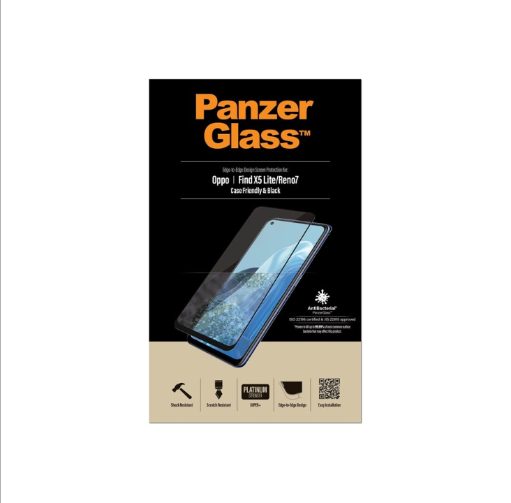 PanzerGlass Oppo Find X5 Lite | PanzerGlass Oppo Find X5 Lite | PanzerGlass Oppo Find X5 Lite | PanzerGlass雷诺7 | 7 小 |屏幕保护玻璃