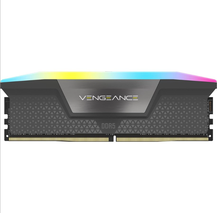 Corsair Vengeance RGB DDR5-5200 - 32GB - CL40 - Dual Channel (2 pcs) - AMD EXPO - gray with RGB