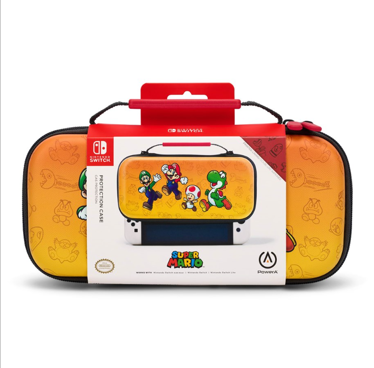 PowerA Protective case for Nintendo Switch - OLED model, Nintendo Switch or Nintendo Switch Lite - Mario and Friends - Nintendo Switch