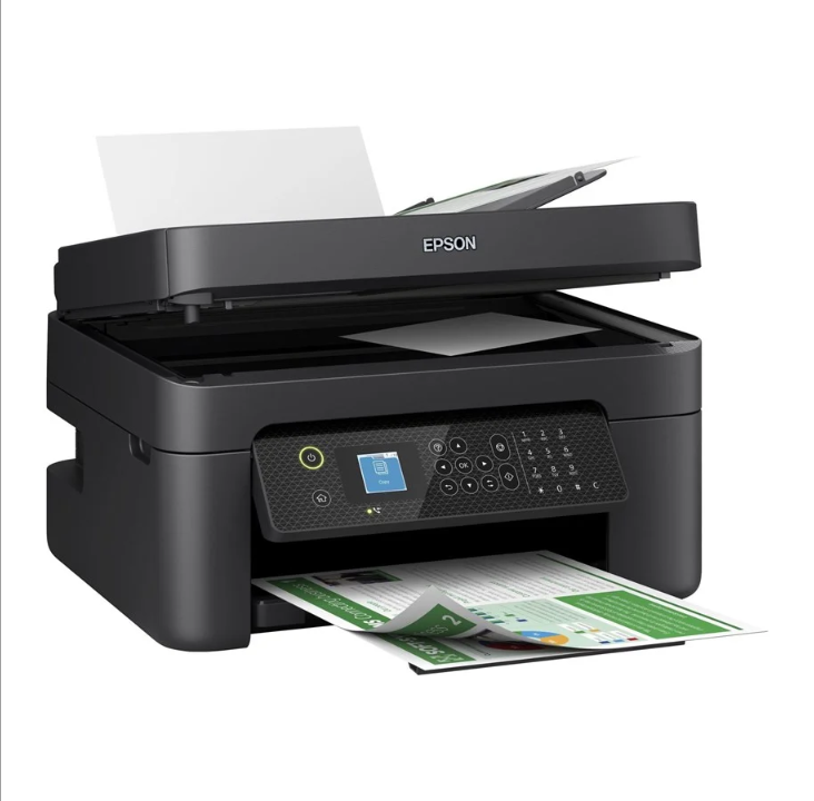 Epson WorkForce WF-2930DWF All in One Inkjet Printer Multifunction with Fax - Color - Ink